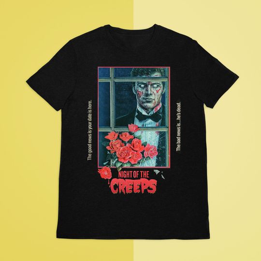 Discover Night Of The Creeps T-Shirt, Cult Horror T-Shirt, Spooky Tee