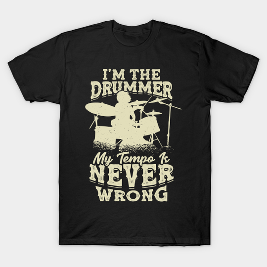 Discover Drums Drumming Drummer Percussionist Gift - Drummer - T-Shirt
