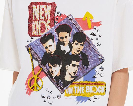 Discover Vintage NKOTB 1989 Tour Shirt - Boyband Design