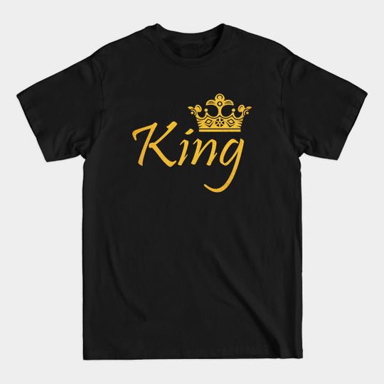 Discover king crown gold - King - T-Shirt