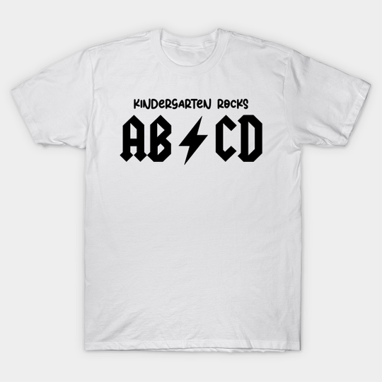 Discover Kinder Rocks Shirt for Kindergarten Boys Cute Gift ABCD Rock - Kindergarten Abcd Rock - T-Shirt