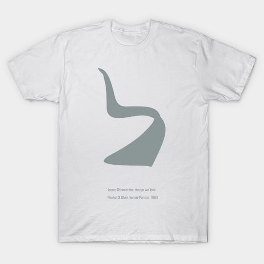 Discover Panton S Chair, Verner Panton, 1960 - Furniture Design - T-Shirt