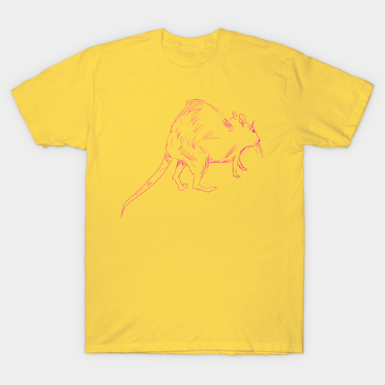 Discover Sketch Rat - Rat - T-Shirt