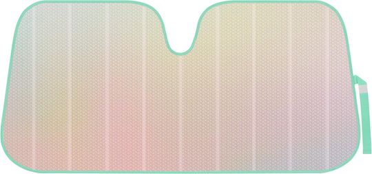 Discover BDK Iridescent Matte White Car Sun Shade
