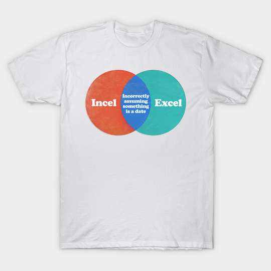 Discover Incel Excel / Humorous Meme Design - Memeshirt - T-Shirt