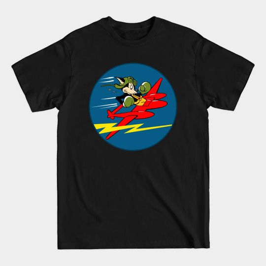 Discover 428th P-38 Fighter Squadron WWII Insignia - P38 - T-Shirt