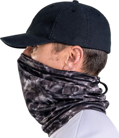 Discover Aqua Design Adjustable Drawstring Neck Gaiter Face Mask