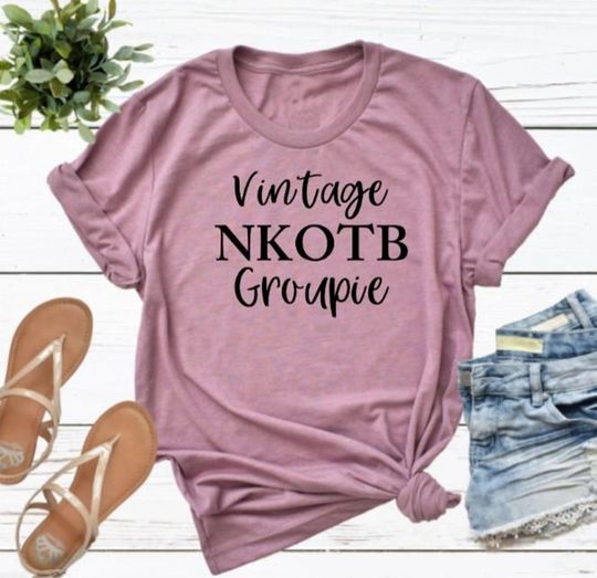 Discover Vintage Nkotb Groupie Shirt