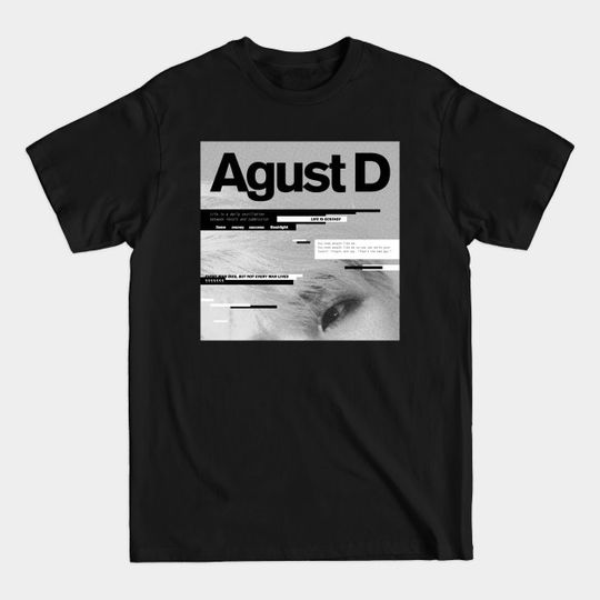Discover Agust D Agust D Mixtape Cover T-Shirt