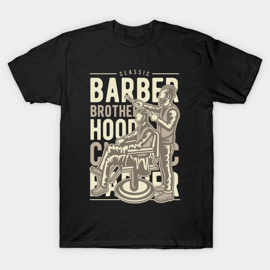 Discover Razor and barber, only the barber cut my beard! - Barber Hairdresser Vintage Retr - T-Shirt