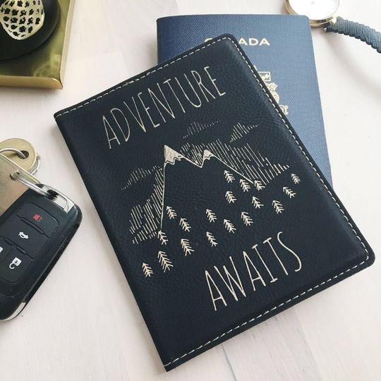 Discover Wanderlust Passport Cover for Adventurers