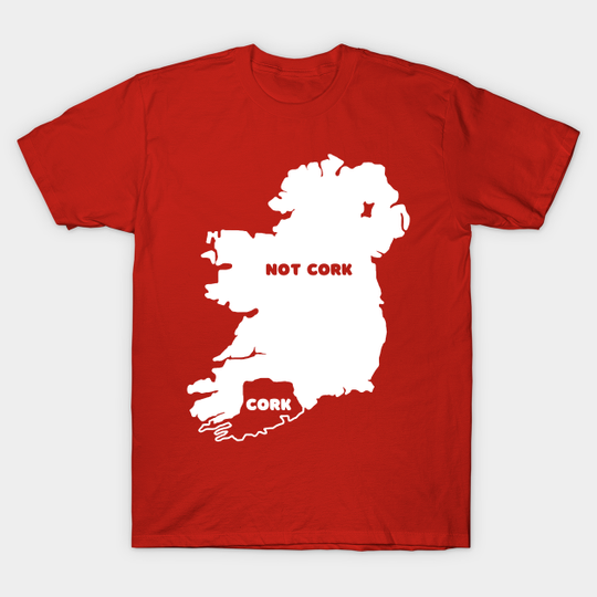 Discover Cork City Rebel County Design T-Shirt