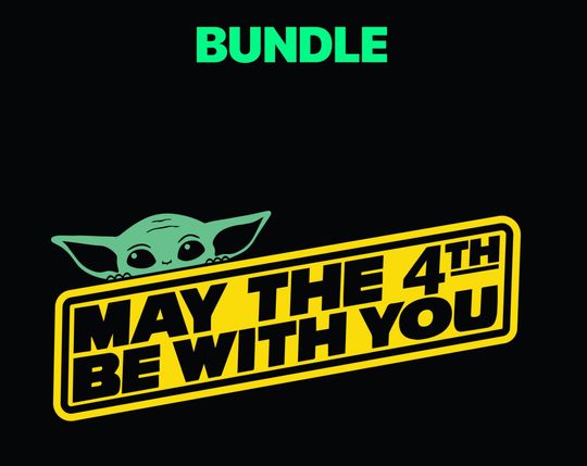 Discover May the 4th - Digital Bundle Download - Make Your Own (svg, ai, pdf, png, dxf)