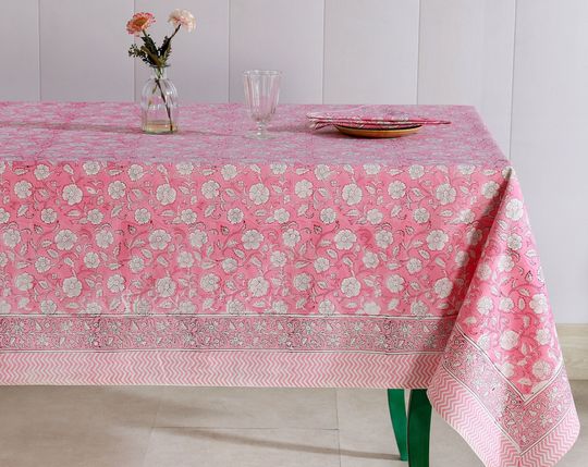 Discover Indian Block Print tablecloth