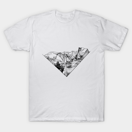 Discover Mountain Echo - Landscape - T-Shirt