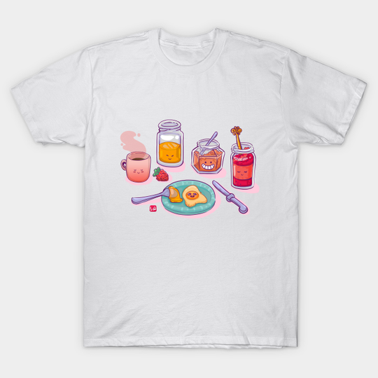 Discover Happy breakfast - Breakfast - T-Shirt