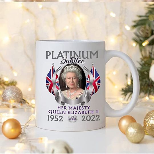Discover Queen Elizabeth II Platinum Jubilee Coffee Mug