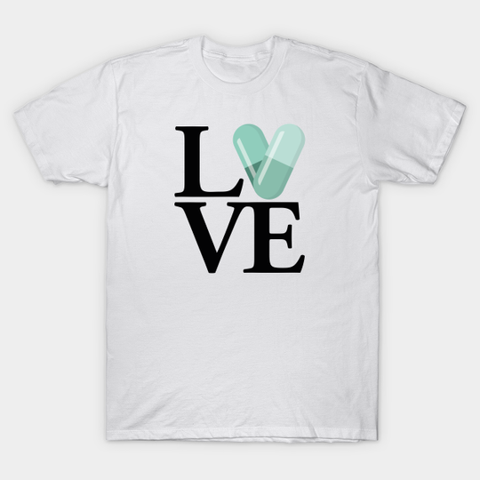 Discover Love pills green 2 - Pills - T-Shirt