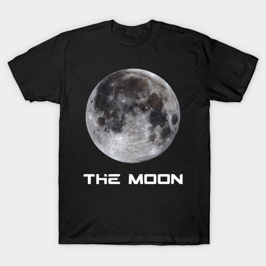 Discover The Full Moon Lunar Astronomy Solar System Milky Way Galaxy - Full Moon - T-Shirt