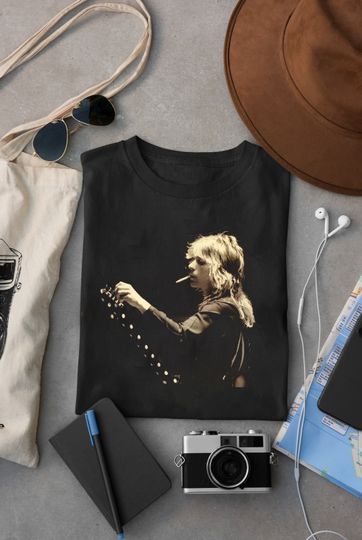 Discover Randy Rhoads Setting Tune Up Black Tshirt Size S- 3XL