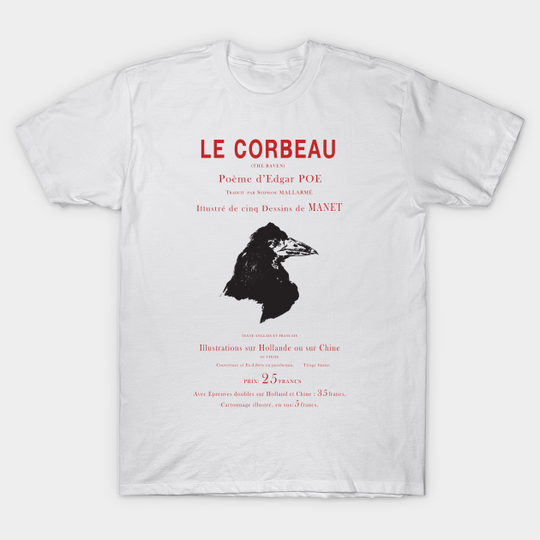 Discover Le Corbeau - The Raven - T-Shirt