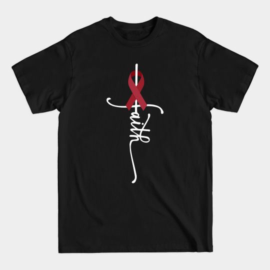 Discover Faith Multiple Myeloma Cancer Awareness T-Shirt