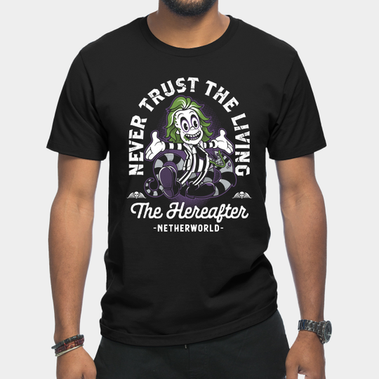 Discover Vintage Cartoon Never Trust The Living - Creepy Cute Goth - Rubber Hose - T-Shirt