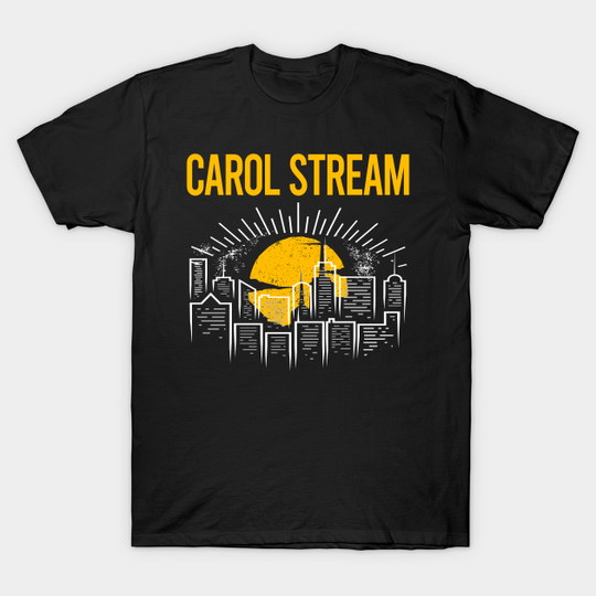 Discover Yellow Moon Carol Stream - Carol Stream - T-Shirt