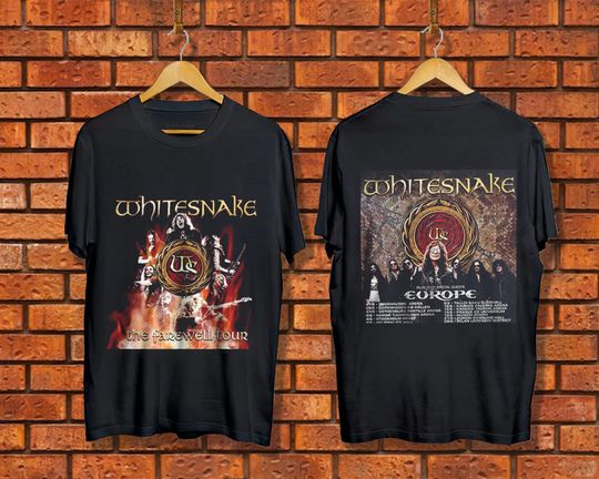 Discover Whitesnake The Farewell Europe Tour 2022 T-Shirt