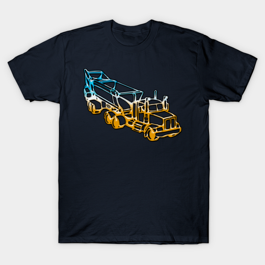 Discover Construction side - truck - Construction Side Truck - T-Shirt