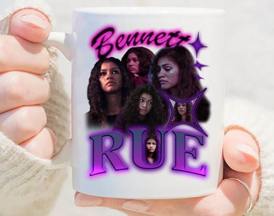 Discover Bennett Rue Euphoria Coffee Mug, Zendaya Rue Vintage Mug