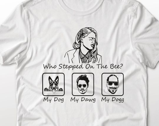 Discover Who stepped on the bee shirt, My dog stepped on a bee tshirt