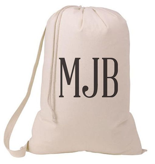 Discover Grad Gift Initials Laundry Bag