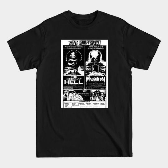 Discover Triple Thriller Chiller - Horror - T-Shirt