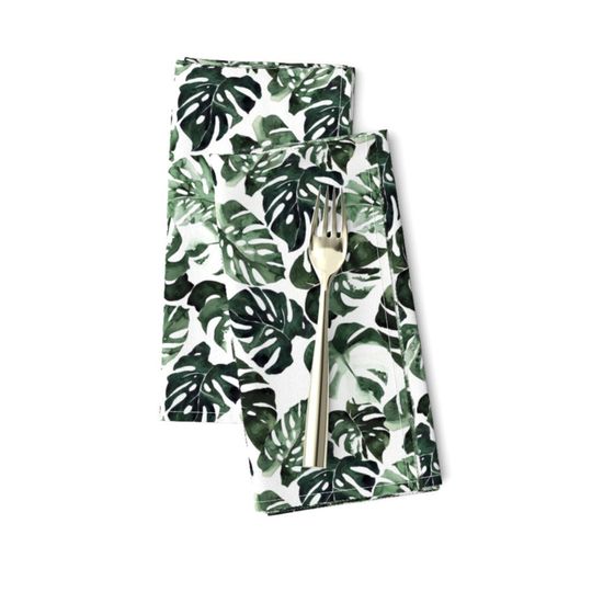 Discover Eaves Floral Leaf Cloth Napkins