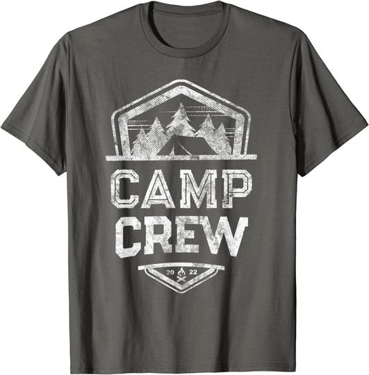 Discover CAMP CREW 2022 Summer Staff Counselor Teacher Crew T-Shirt