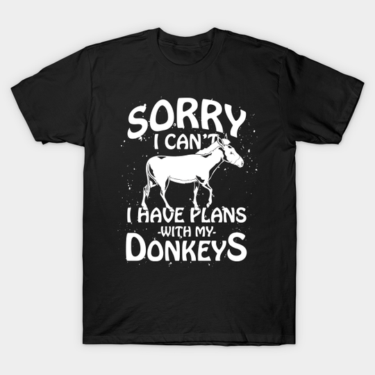 Discover Funny Farmer Farming Farm Animal Donkey - Donkey - T-Shirt