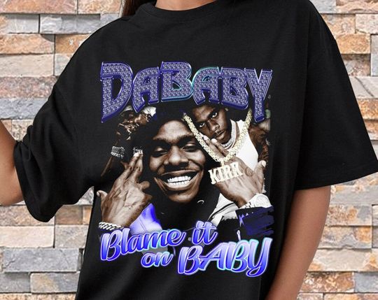 Discover DaBaby Da Baby Vintage 90s Raptees , Hip hop RnB shirt, Graphic tee