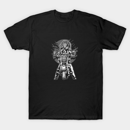 Discover Indian Chief Motorcycle - Indian Chief - T-Shirt