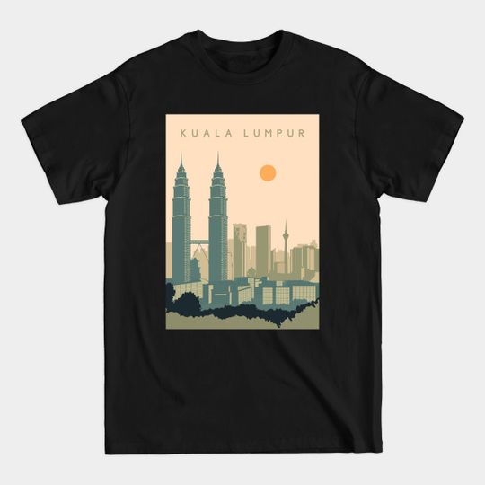 Discover Kuala Lumpur city landscape - Kuala Lumpur - T-Shirt