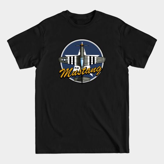 Discover P-51 Mustang - Ww2 Usaaf P51 Mustang - T-Shirt