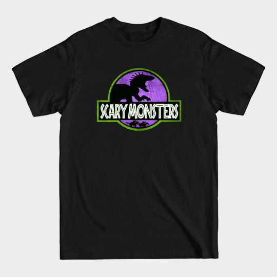 Discover Diego Brando Scary Monsters Jurassic Logo (Purple & Green Variant) - Jojo's Bizarre Adventure: Steel Ball Run - Steel Ball Run - T-Shirt