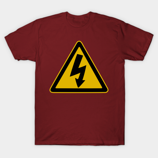 Discover warning electric - Warning Electric - T-Shirt