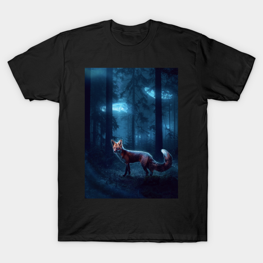 Discover Ghostly Fox - Fox - T-Shirt