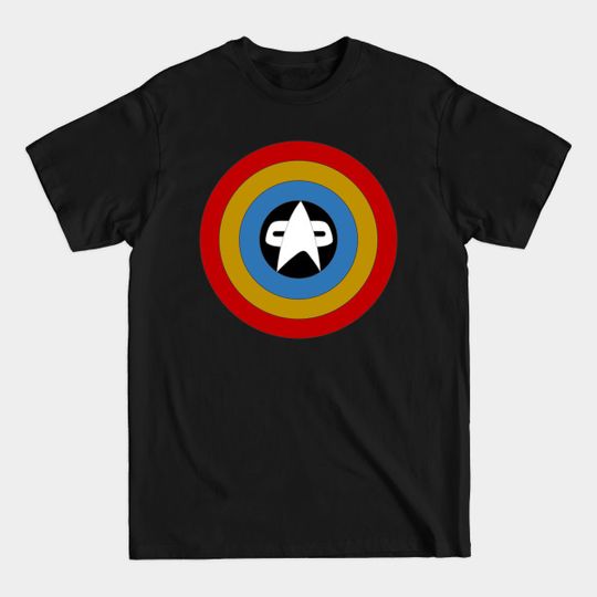 Discover Captain Federation Shield Uniform Colors - Superhero - T-Shirt