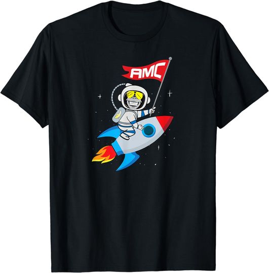 Discover Apes To The Moon $AMC Short Squeeze T-Shirt