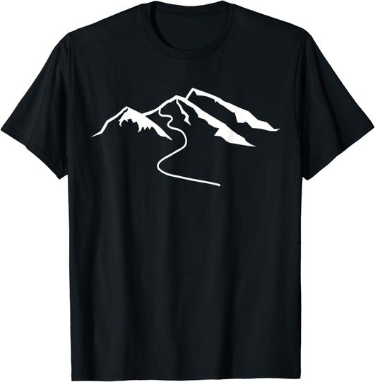 Discover Mountains with snow T-Shirt