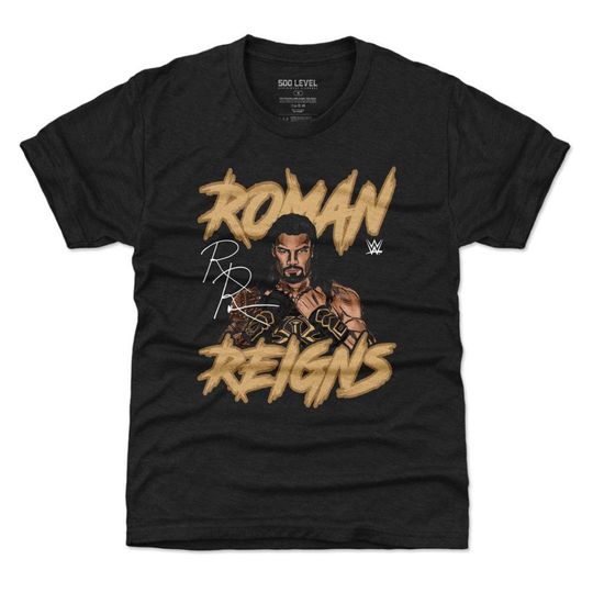 Discover Roman Reigns Kids T-Shirt Superstars WWE Roman Reigns Comic WHT
