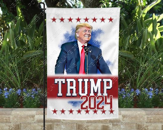 Discover Trump 'Merica Graphic Garden Flag