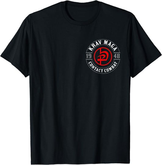 Discover Old School Krav Maga Hebrew Symbol Logo T-Shirt Women & Men T-Shirt